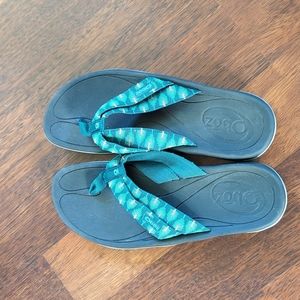 Oboz flipflops women's 10
